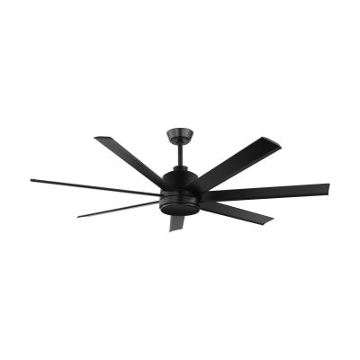 Tourbillion Indoor / Outdoor DC Ceiling Fan with Remote, 150cm/60", Black