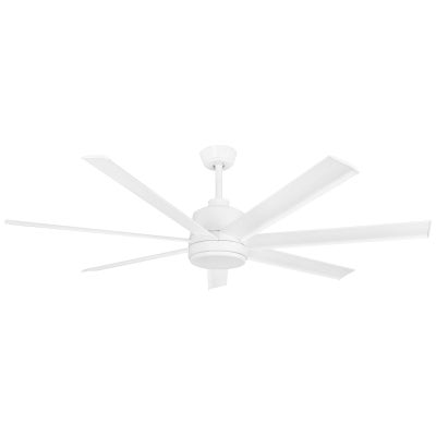 Tourbillion Indoor / Outdoor DC Ceiling Fan with Remote, 150cm/60", White