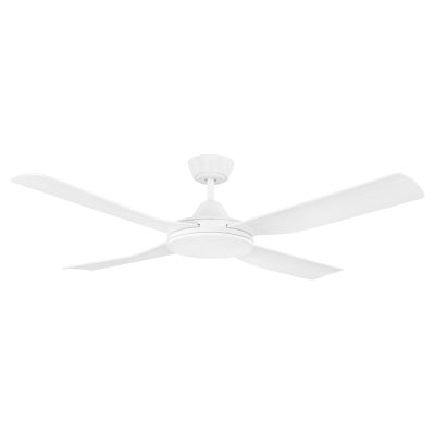 Bondi Indoor / Outdoor AC Ceiling Fan, 132cm/52", White