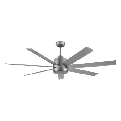 Tourbillion Indoor / Outdoor DC Ceiling Fan with Remote, 150cm/60", Titanium