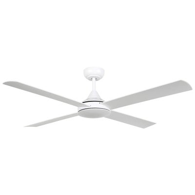 Stradbroke Indoor / Outdoor DC Ceiling Fan with Remote, 132cm/52", White