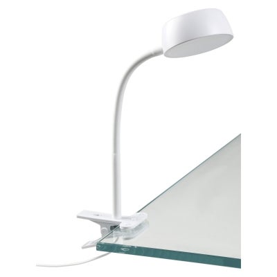 Ben LED Clamp Desk Lamp, White