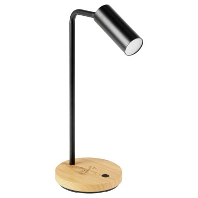 Connor LED Task Lamp with Wireless charger, Black