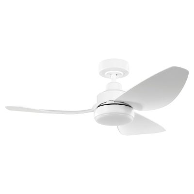 Torquay Indoor / Outdoor DC Ceiling Fan with CCT LED Light & Remote, 107cm/42", White