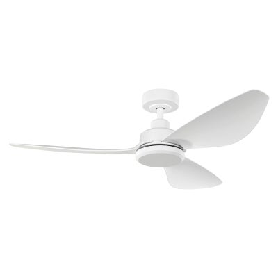 Torquay Indoor / Outdoor DC Ceiling Fan with Remote, 122cm/48", White
