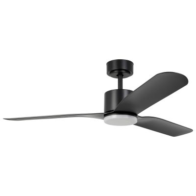 Iluka Indoor / Outdoor DC Ceiling Fan with CCT LED Light & Remote, 132cm/52", Black