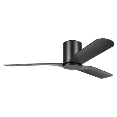 Iluka Indoor / Outdoor DC Hugger Ceiling Fan with Remote, 132cm/52", Black