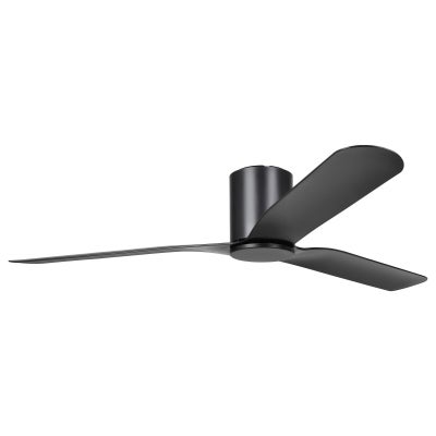 Iluka Indoor / Outdoor DC Hugger Ceiling Fan with Remote, 150cm/60", Black
