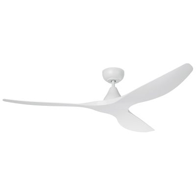Surf DC Ceiling Fan with Remote, 150cm/60", White