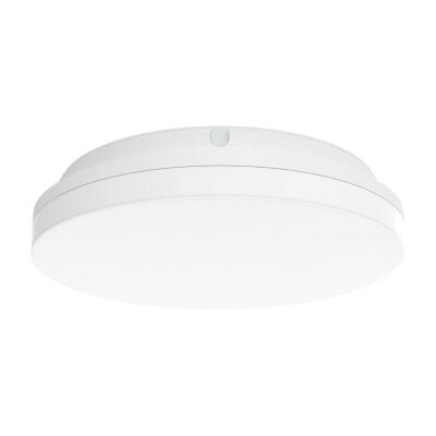 Sunset IP54 Indoor / Outdoor Tricolour Switchable LED Oyster Light, Round, 25cm