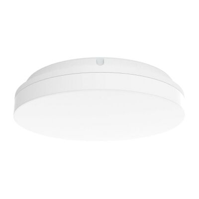 Sunset IP54 Indoor / Outdoor Tricolour Switchable LED Oyster Light, Round, 30cm