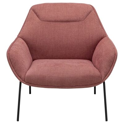Mii Fabric Occasional Lounge Armchair, Rosy Paprika