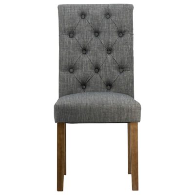 Seaham Tufted Fabric Dining Chair, Set of 2