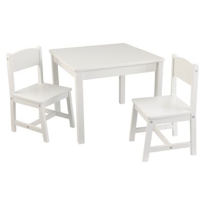 Kidkraft Aspen Table and 2 Chairs - White