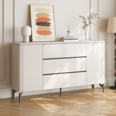 Noven Sintered Stone Top 2 Door 3 Drawer Sideboard, 160cm