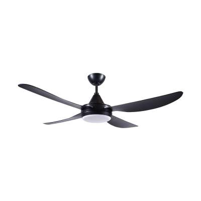 Vector-III Indoor / Outdoor AC Ceiling Fan with CCT Dimmable LED Light, 122cm/48'', Black