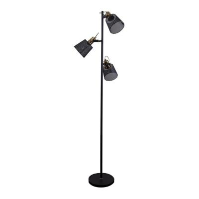 Rustica Metal Adjustable Floor Lamp, 3 Light