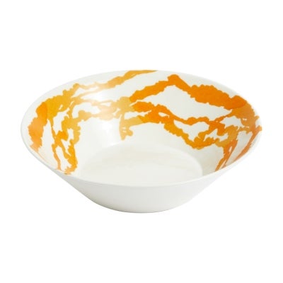 Royal Doulton 1815 Bright Seaweed Porcelain Serving Bowl, Mustard