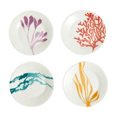 Royal Doulton 1815 Bright Seaweed Porcelain Side Plate, Set of 4