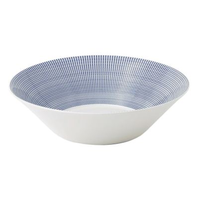 Royal Doulton 1815 Pacific Porcelain Serving Bowl, Dots 