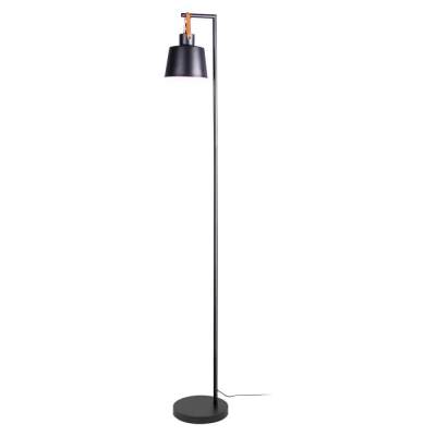 Strap Metal Floor Lamp, Black