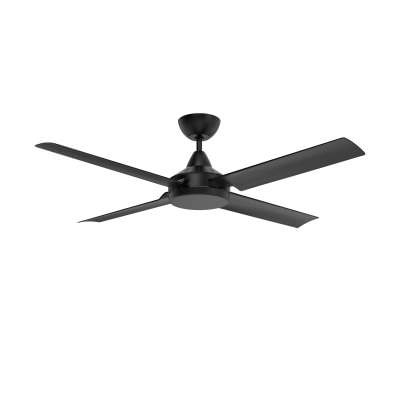 Cairns Indoor / Outdoor AC Ceiling Fan, 132cm/52'', Black