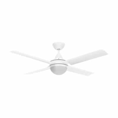 Cairns Indoor / Outdoor AC Ceiling Fan with Light, 132cm/52'', White