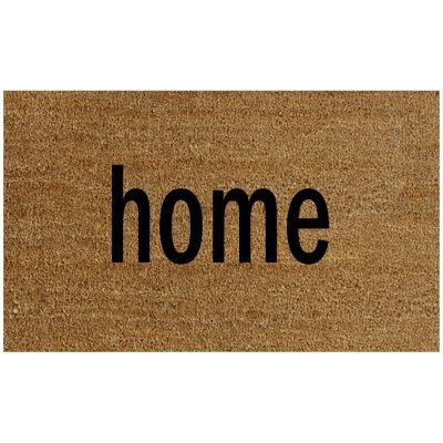 Home Hand Loomed Premium Coir Doormat, 80x50cm, Natural