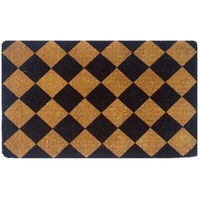Elermore Premium Handwoven Coir Doormat, 80x50cm