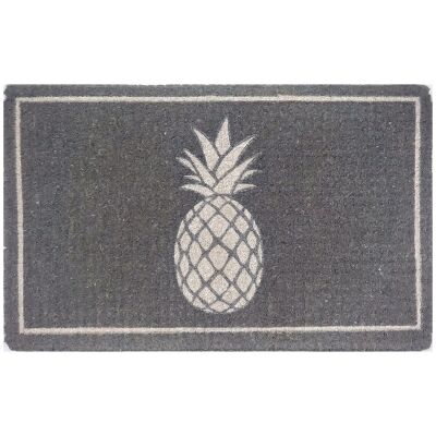 Pineapple Premium Handwoven Coir Doormat, 80x50cm