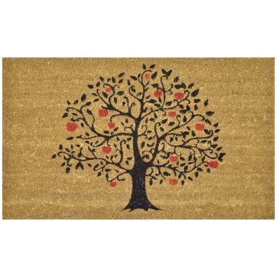 Apple Tree Coir Doormat, 75x45cm