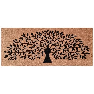 Tree of Life Coir Doormat, 110x45cm