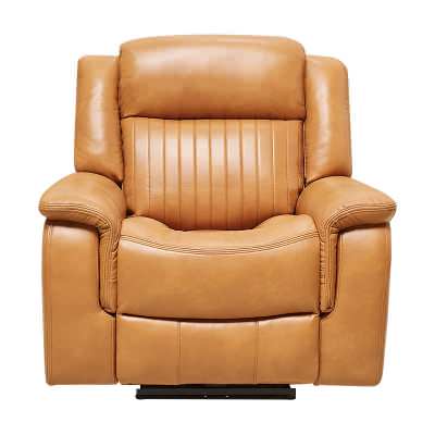 Contin Faux Leather Power Motion Recliner Armchair, Tan