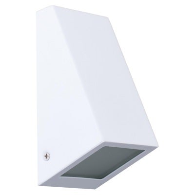 Ault IP44 Exterior Wedge Wall Light, White