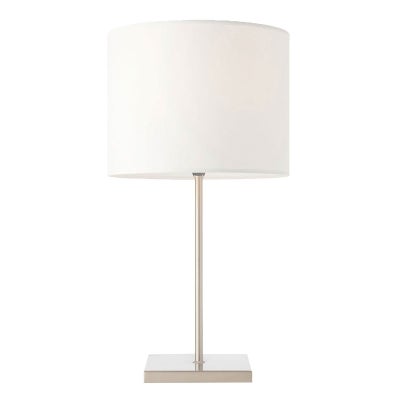 Felix Metal Base Table Lamp, Chrome