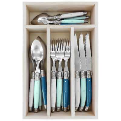 Andre Verdier Debutant Cutlery Set, 24 Piece, St Tropez 