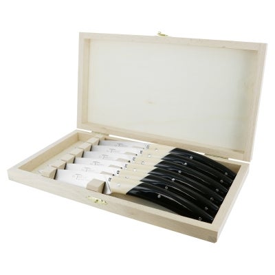Andre Verdier Le Thiers Elegance Steak Knife Set, 6 Piece, Bicolour