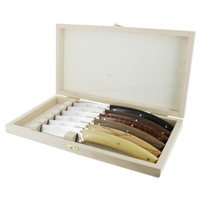 Andre Verdier Le Thiers Elegance Steak Knife Set, 6 Piece, Assorted
