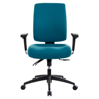Buro Tidal Fabric Mid Back Office Chair with Arms, Teal
