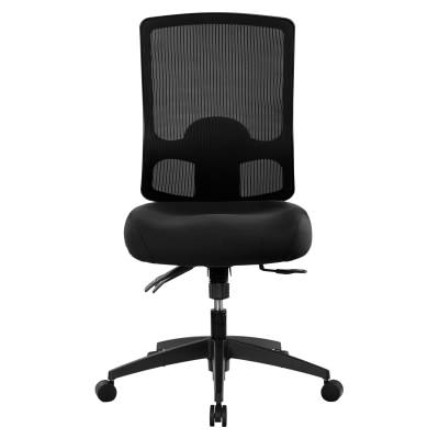 Buro Tidal Mesh Back Fabric Office Chair, Black
