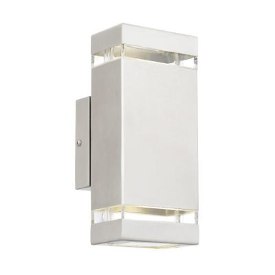 Carr IP44 Exterior Up / Down Wall Light, Square
