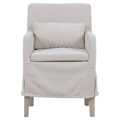 Bilbany Fabric Slipcover Armchair, Oatmeal