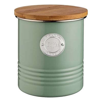 Typhoon Living Coffee Canister, 1 Litre, Sage