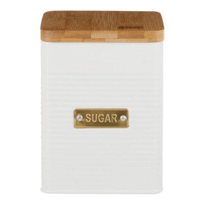 Typhoon Otto Square Sugar Canister, 1.6 Litre, White
