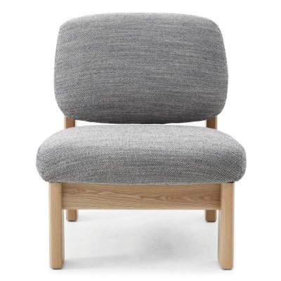 Xara Fabric & Ash Timber Occasional Chair, Denim