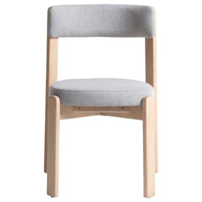 Oscar Fabric & Wood Dining Chair, Set of 2