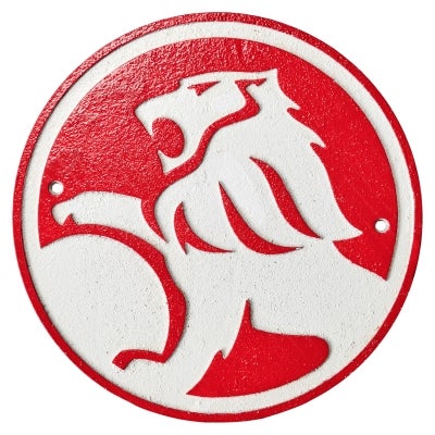 Holden 1994 Logo Cast Iron Round Wall Sign