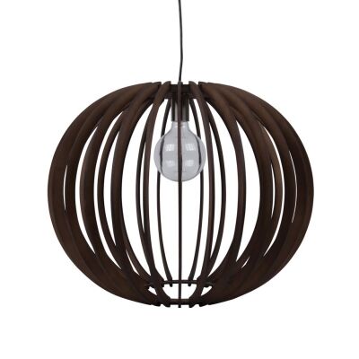 Puffin Timer Pendant Light, 60cm, Brown