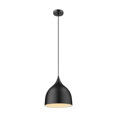 Jade Metal Pendant Light, Small, Black