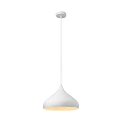 Nova Metal Pendant Light, White
